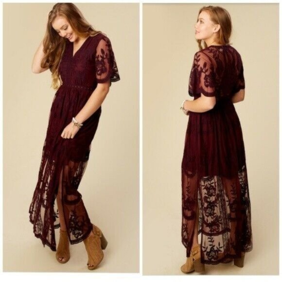 Altar'd State Dresses Altard State Maxi Lace Dress Small